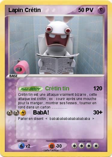 Pokemon Lapin Crétin