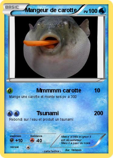 Pokemon Mangeur de carotte