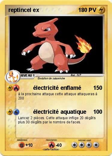 Pokemon reptincel ex