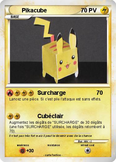 Pokemon Pikacube