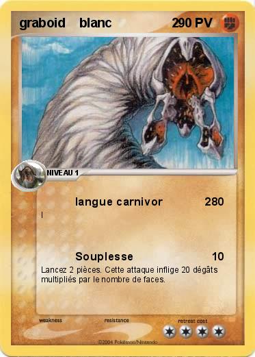 Pokemon graboid    blanc                 2