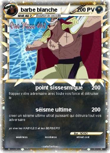 Pokemon barbe blanche