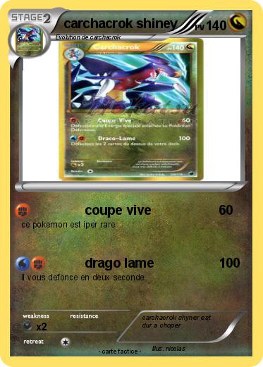 Pokemon carchacrok shiney