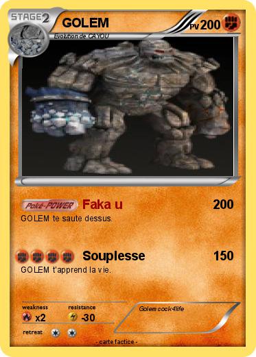 Pokemon GOLEM
