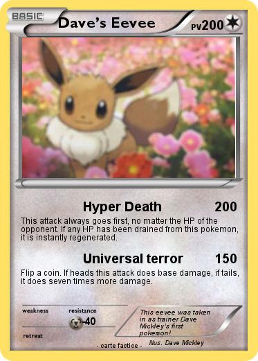 Pokemon Dave’s Eevee