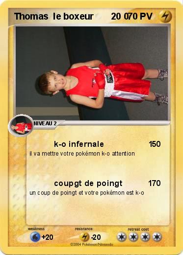 Pokemon Thomas  le boxeur       20 0