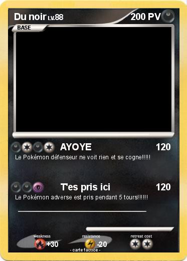 Pokemon Du noir
