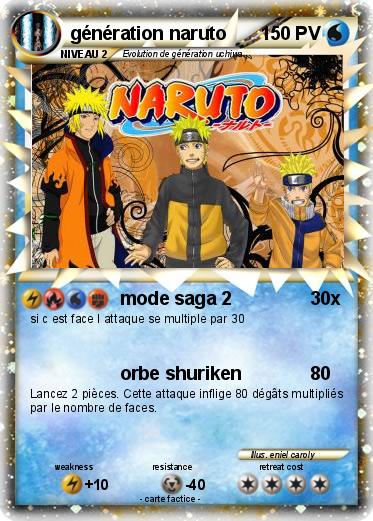 Pokemon génération naruto