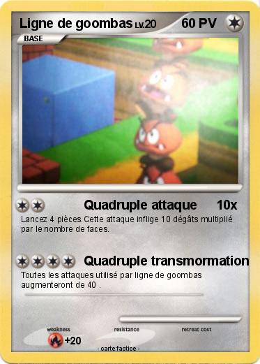 Pokemon Ligne de goombas
