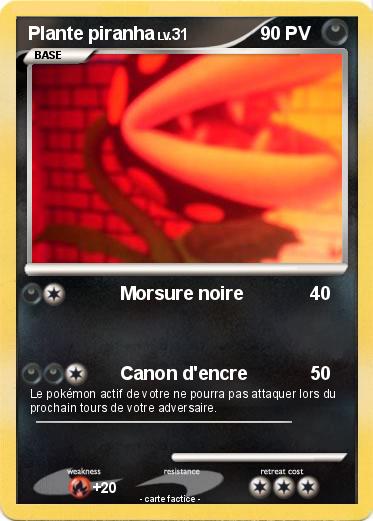 Pokemon Plante piranha