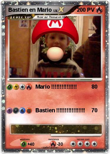 Pokemon Bastien en Mario