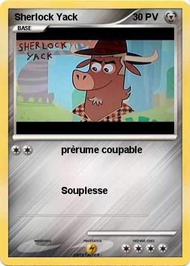 Pokemon Sherlock Yack