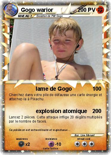 Pokemon Gogo warior