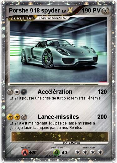 Pokemon Porshe 918 spyder