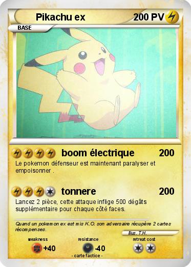 Pokemon Pikachu ex