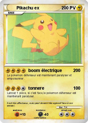 Pokemon Pikachu ex