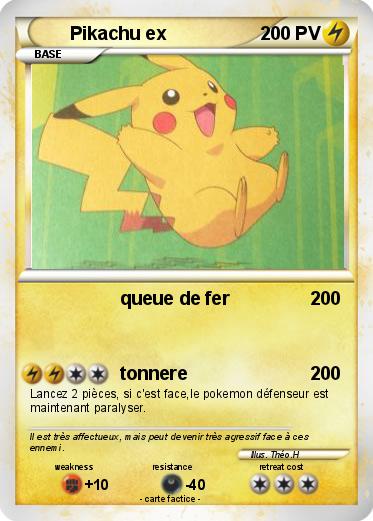 Pokemon Pikachu ex
