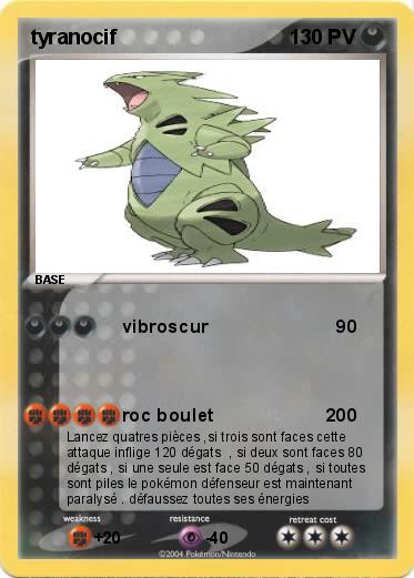 Pokemon tyranocif 