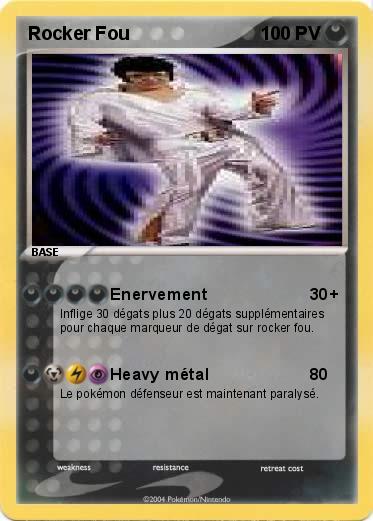 Pokemon Rocker Fou
