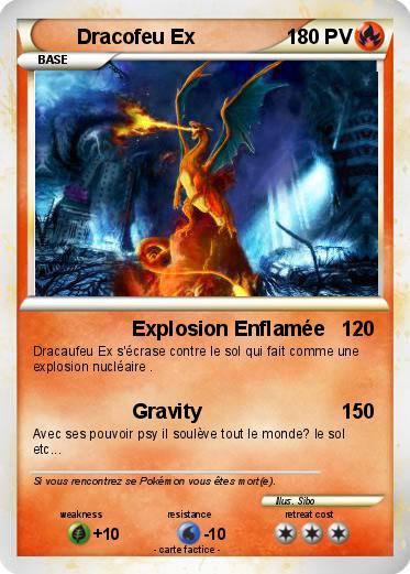 Pokemon Dracofeu Ex