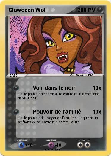 Pokemon Clawdeen Wolf