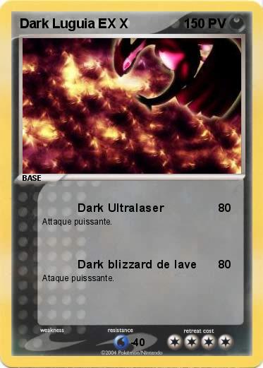 Pokemon Dark Luguia EX X