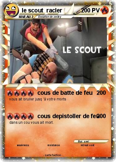 Pokemon le scout  racler