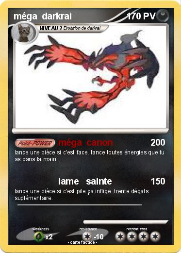 Pokemon méga  darkrai