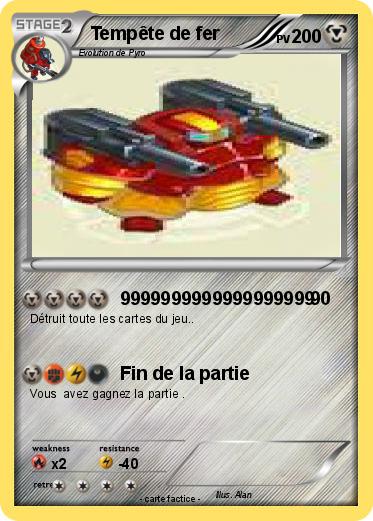 Pokemon Tempête de fer