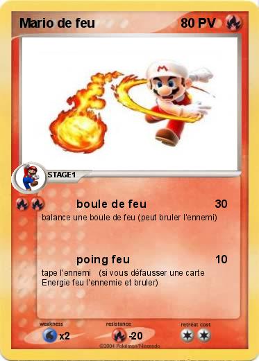 Pokemon Mario de feu
