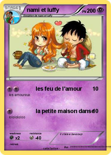 Pokemon nami et luffy