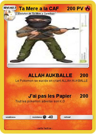 Pokemon Ta Mere a la CAF