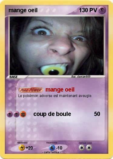 Pokemon mange oeil