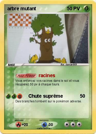 Pokemon arbre mutant