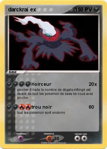 Pokemon darckrai ex
