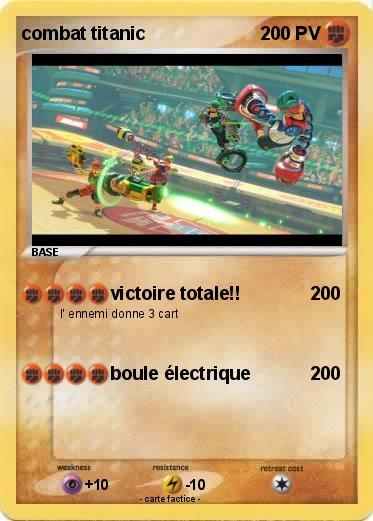 Pokemon combat titanic