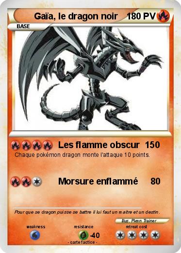 Pokemon Gaïa, le dragon noir