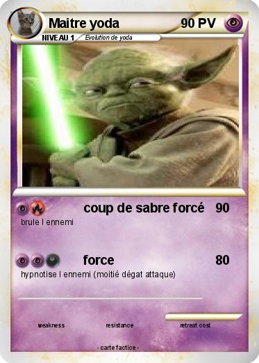 Pokemon Maitre yoda