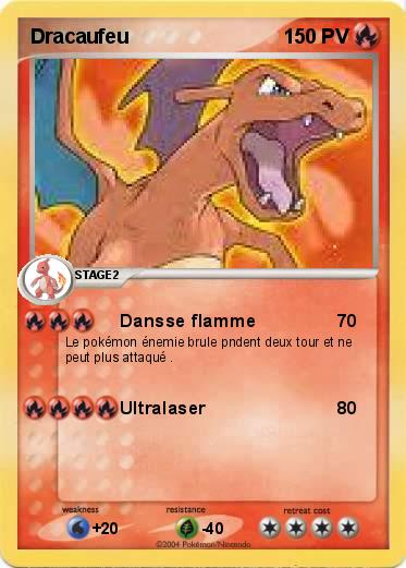Pokemon Dracaufeu 