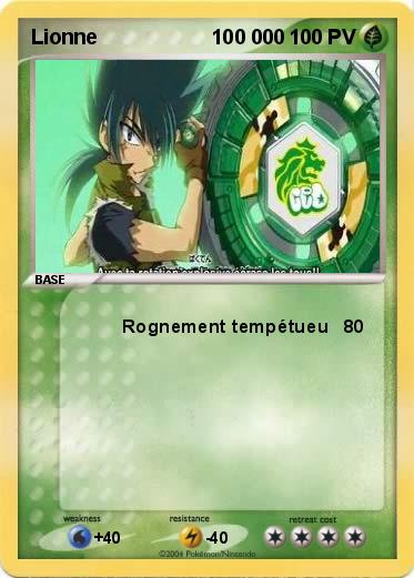Pokemon Lionne                    100 000