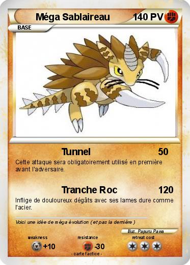Pokemon Méga Sablaireau