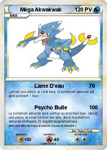 Pokemon Méga Akwakwak