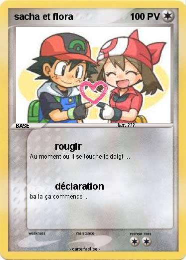 Pokemon sacha et flora
