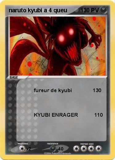 Pokemon naruto kyubi a 4 queu 