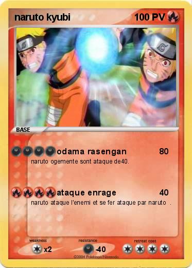 Pokemon naruto kyubi