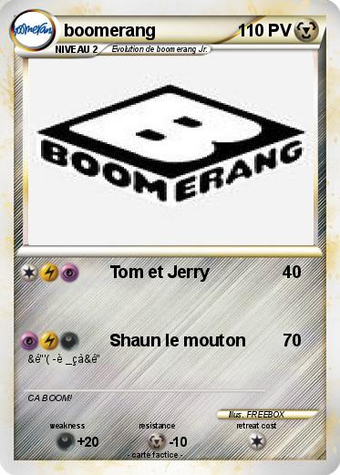Pokemon boomerang
