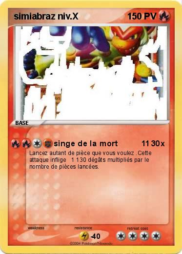 Pokemon simiabraz niv.X