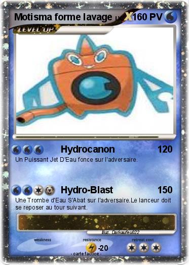 Pokemon Motisma forme lavage