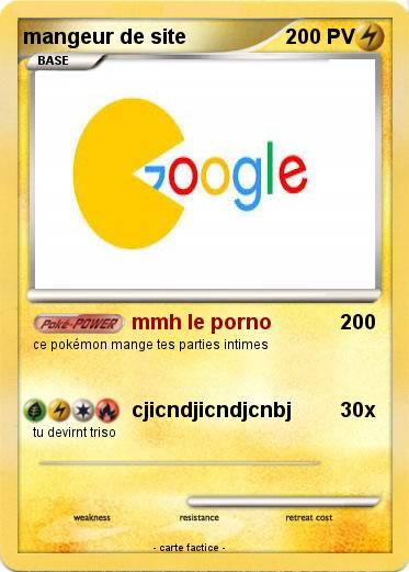 Pokemon mangeur de site