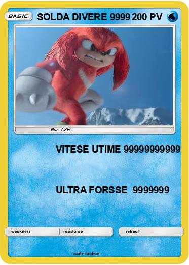 Pokemon SOLDA DIVERE 9999